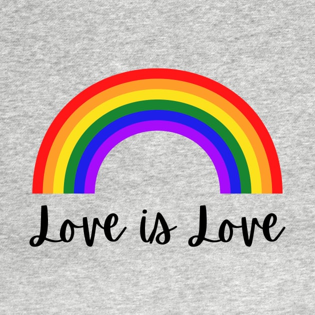 love is love lgbt gay pride by Dog & Rooster